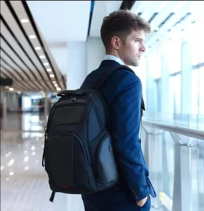 Custom Anti-theft Men’s Laptop Rucksack Waterproof Travel Business Computer Backpack Bags with USB
