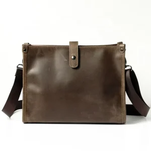 Custom Briefcase Messenger Bag Vintage Shoulder Satchel Bag