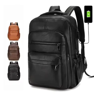 Custom Business Men’s Mochila Travel USB Computer Backpack Bag Large Capacity Waterproof School Laptop Backpack