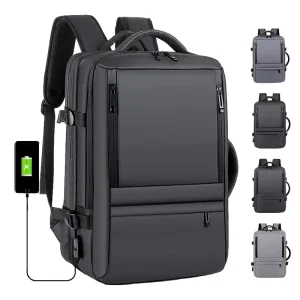 Custom Buy Waterproof Men’s Business Anti Theft School USB New Laptop Trolley Computer Bag Everyday Backpacks