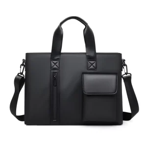 Custom Casual Business Portable Large Capacity Waterproof Oxford Laptop Briefcase Men’s Shoulder Crossbody Handbag Attache Case
