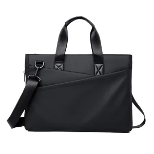 Custom Casual Business Portable Large Capacity Waterproof Oxford Laptop Briefcase Men’s Shoulder Crossbody Handbag Attache Case