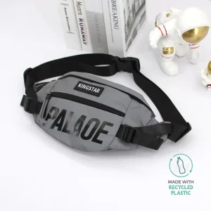 Custom Casual Luxury Messenger Shoulder Waist Bag Belt Bum Bag Outdoor Leather Waterproof Men Sport Fanny Pack With Handle
