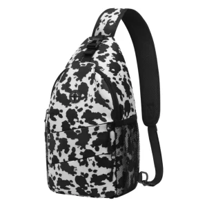 Custom Crossbody Bags for Women Men Trendy Sling Bag Casual Chest Bag Convertible Shoulder Strap Zipper Buckle