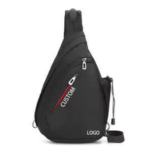 Custom Crossbody Nylon Chest Sports Fanny Pack Men Cross body Bag for Men Shoulder Bag Men’s Messenger Bags