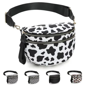 Custom Crossbody Waist Bag for Men and Women Fashionable Belt Pouch for Travel Ladies’ Bum Bag Men’s Shoulder Purse