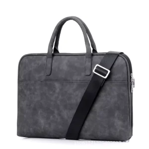 Custom Design Logo Large Capacity Men’s PU Leather Business Laptop Bags for Men Office Bag for Men