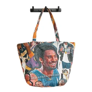 Custom Designer Tapestry Large Tote Bags for Men Bulk Woven Sports Foldable Hand Bag Men’s Shoulder Bags