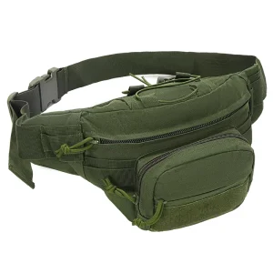 Custom Durable Waterproof Fanny Pack Belt Tactical Waist Bag for Outdoor Fishing Hiking