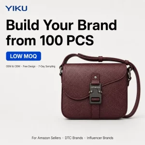 Custom Embossed Sling Bag PU Leather Fashion Geometric Pattern Custom Messenger Shoulder Crossbody Bag for Men