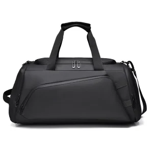 Custom Fashion Logo Sport Gym Bag Portable Waterproof Travel Duffle for Men and Women