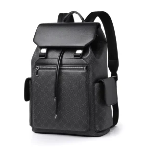 Custom Fashion PU Waterproof Summer Zipper Backpack Casual Sports Travel Student Laptop Bag All Printing Men’s Large Capacity