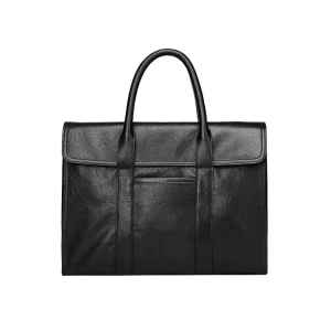 Custom Genuine Leather Laptop Bag Luxury Brand Style Large Briefcase for Men Low MOQ Hight Quality Made in Chine Guangdong