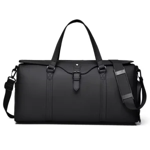 Custom Gym Duffle Bag Oxford Sports Weekender Polyester Travel Bag with Independent Shoe Compartment