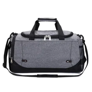 Custom Heavy Duty Waterproof Fitness Men Travel Nylon Gym Sport Duffel Bag