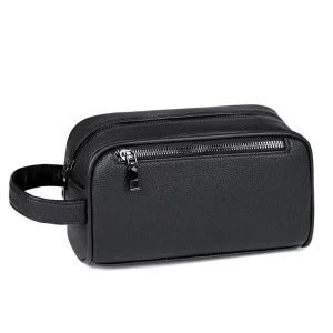 Custom High End Japanese Style Vintage Men’s Business Clutch Bag Soft PU Leather Hand held Large Capacity Handbag