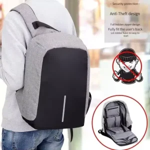 Custom High Quality Multi-function University Student School Bags Men’s Laptop Backpack With USB Charging Port
