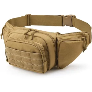 Custom High Quality Outdoors Fishing Cycling Camping Hiking Multi-Functional Hip Bum Belt Tactical Fanny Pack Waist Bag