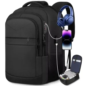 Custom High Quality Unisex Laptop Backpack with USB Business Outdoor Large Capacity Sports Bag