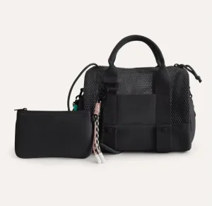 Custom LOGO Fashion Large Capacity Sports Travel Bag Portable Duffel Gym Bag With Small Wallet Nylon Sport Bag
