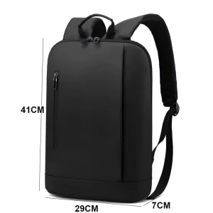 Custom LOGO Men’s Simple Backpack Travel Bag Business Casual Laptop Backpack