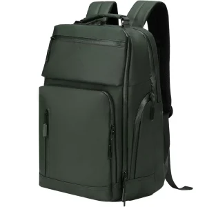 Custom Laptop Business Backpack Bag Waterproof Anti Theft USB Charging Travel Airpack Backpack
