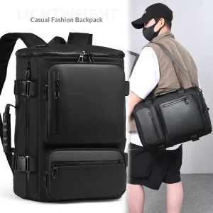 Custom Large Capacity Leisure Business Oxford Waterproof Men’s Laptop Backpack Travel Bag