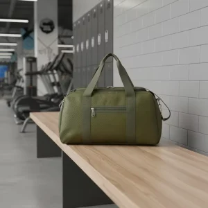 Custom Large-sized Men’s Gym Luggage Bag Fashion Shoulder Sports Luggage with Zipper Closure