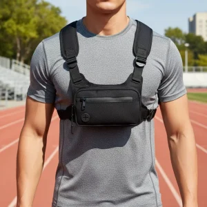 Custom Lightweight Front Chest Pack Bag Men’s Sports Running Vest