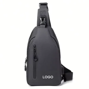 Custom Logo Casual Men’s Large Capacity Travel Phone Pouch Bag Vintage Style Waterproof Outdoor Sport Running Cycling Belt Bag