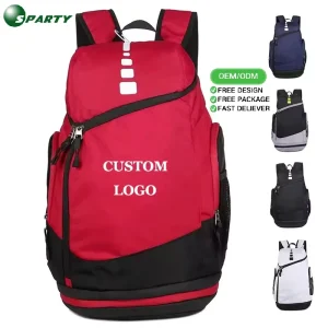 Custom Logo Classic Basketball Sublimation Backpack Men’s Casual Sports Gym Bag Youth Football Bag Large Capacity Backpack