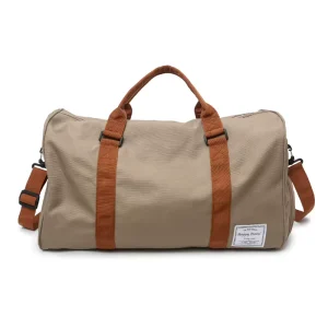 Custom Logo Duffel Bag for Men Fashion Sports Gym Bag Large Travel Handbag Casual Overnight Tote