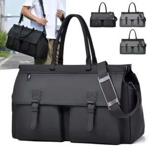 Custom Logo Fashion Large Capacity Waterproof Travel Bag Students Portable Daily PU Travel Luggage Bag for Outdoor