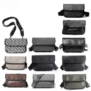 Custom Logo Fashionable Small Bag Business Travel Crossbody Shoulder Bag for Men