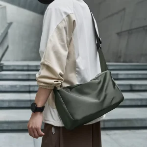 Custom Logo Fitness Gym Bag for Men Sport Outdoor Shoulder Chest Crossbody Men Sling Bag