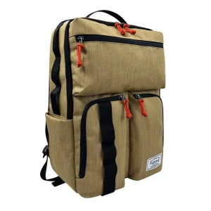 Custom Logo Flyone Fashionable Business Travel Backpack Waterproof Anti Theft Polyester Lining Daily Laptop Backpack