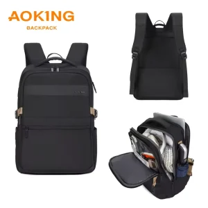Custom Logo Geometric Office Computer Bag Unisex Waterproof Anti-Theft Travel Rucksack Business Laptop Backpack Physiological