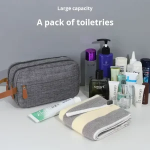Custom Logo Hanging Travel Zipper Soft Handle Multifunctional Large Capacity Candy Black Gym Nylon Men’s Cosmetic Bag
