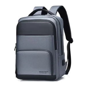 Custom Logo High capacity Multifunctional Laptop Travel Backpack with USB Waterproof Oxford Polyester Lining Men’s Backpack