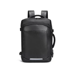 Custom Logo Large Capacity PU Student School University Notebook Backpack Travel Outdoor Business Men’s Laptop Bag Backpack
