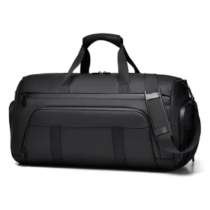 Custom Logo Large Capacity Travel Duffel Bag Waterproof Duffle Bag With Shoe Compartment