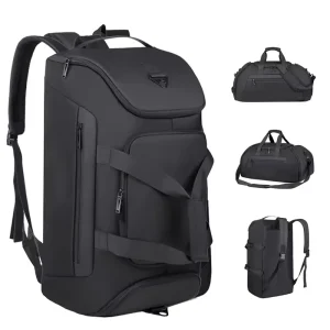 Custom Logo Large Capacity Waterproof Fitness Bag Multi functional Outdoor Sports Backpack Shoe Warehouse Travel Bag