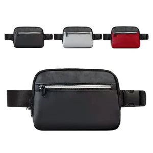 Custom Logo Letter Unisex Oxford Waterproof Zipper Pillow Shape Pouch Waist Bag Fanny Pack Crossbody Shoulder Bag Sport Chest