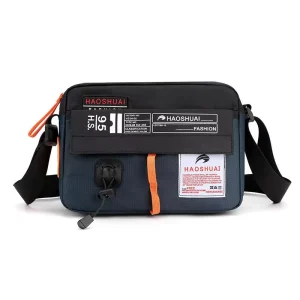 Custom Logo Lightweight Shoulder Bag for Travel Men’s Chest Bag Waterproof Sling Cross Body Bag
