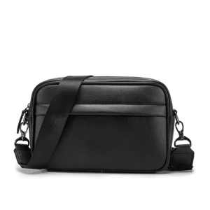 Custom Logo Luxury Vintage Rock Style Men’s Messenger Bag Durable Pu Leather Small Crossbody Sling Shoulder Low Moq