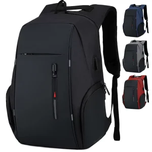 Custom Logo Men’s Business Laptop Backpack Multi functional USB Backpack Large Capacity Computer Backpack