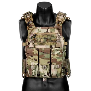 Custom Logo Men’s Durable Nylon Tactical Vest Bag Multi Functional Security Backpack for Outdoor Use