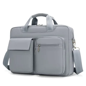 Custom Logo Men’s Large Capacity Crossbody Laptop Bag Business Travel Polyester Waterproof Shoulder Bag