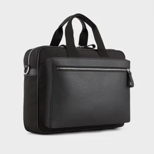 Custom Logo Men’s Large-capacity Shoulder Bag Briefcase Nylon Briefcase for Men Handbag Laptop Business Messenger Bag
