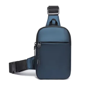 Custom Logo Men’s Single Shoulder Bag Waterproof Portable Small Square Sport Crossbody Chest Sling Pack Cross Body Bag